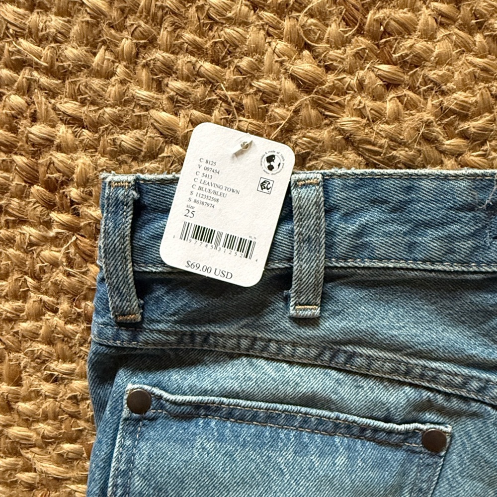 Wrangler Light Blue Denim Jean Shorts - Picture 6 of 9